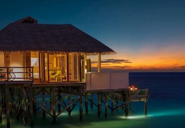 Sunset Laamu Water Villa with Pool