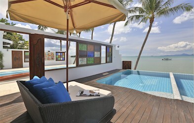 Beachfront Pool Villa