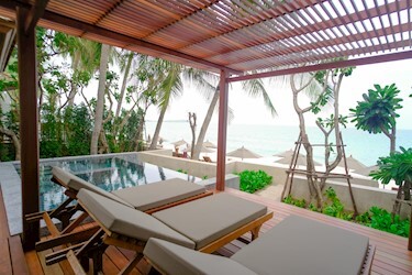 Beachfront Villa 2 Bedrooms with Private Pool