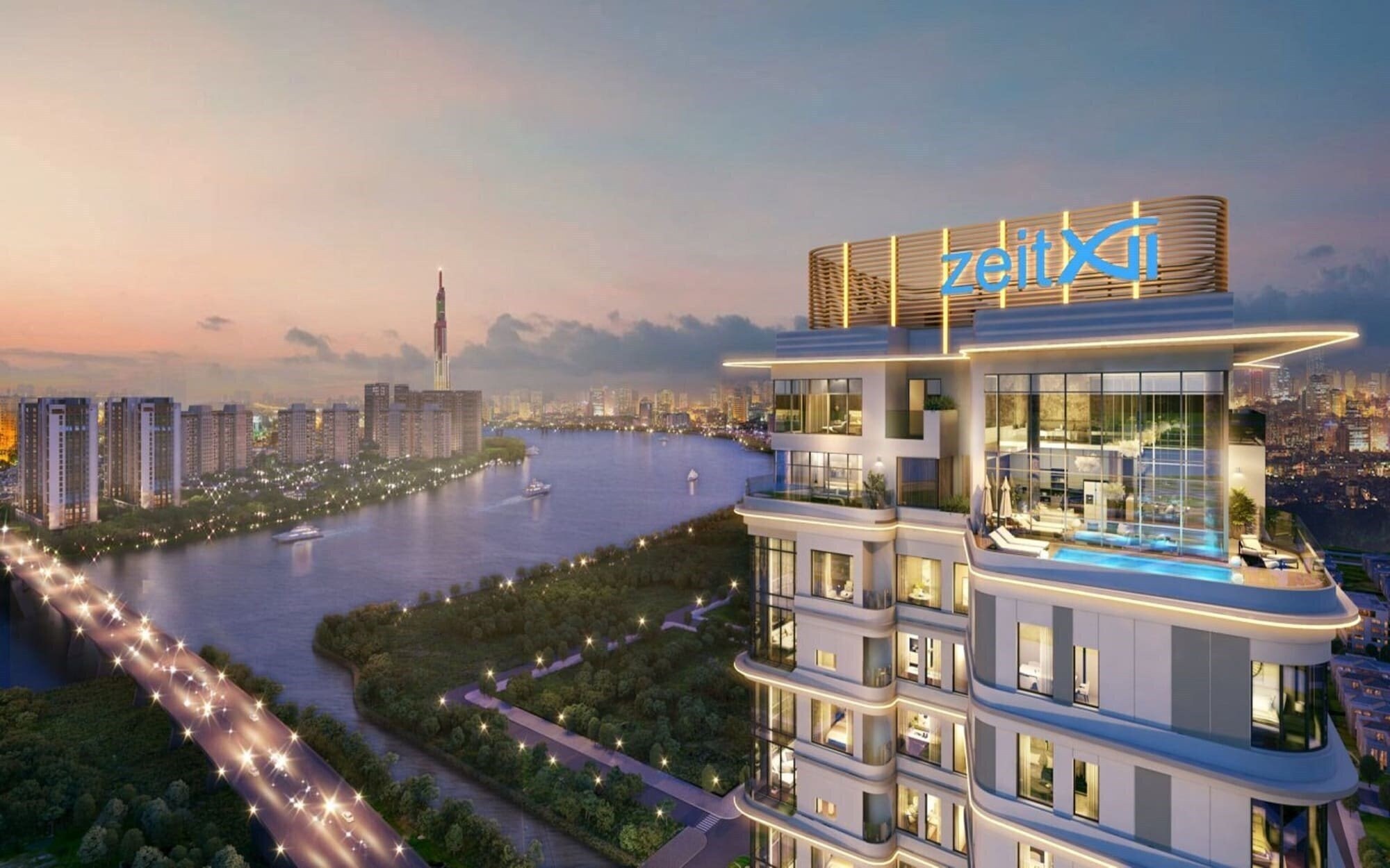 Fotografie Bluesky Zeit River Metropole Apt Hotel Apart Hotel 5*
